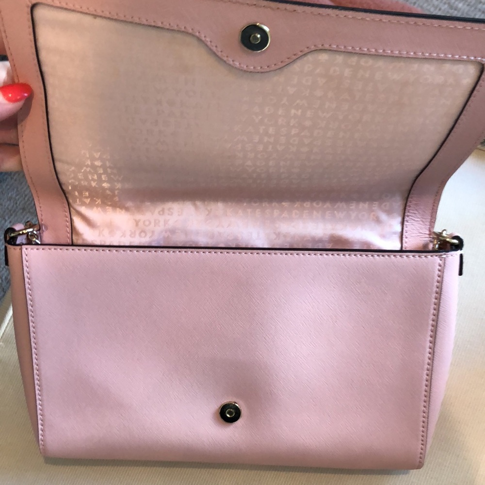 Like New Kate Spade soft pink purse! - Picture 2 of 4